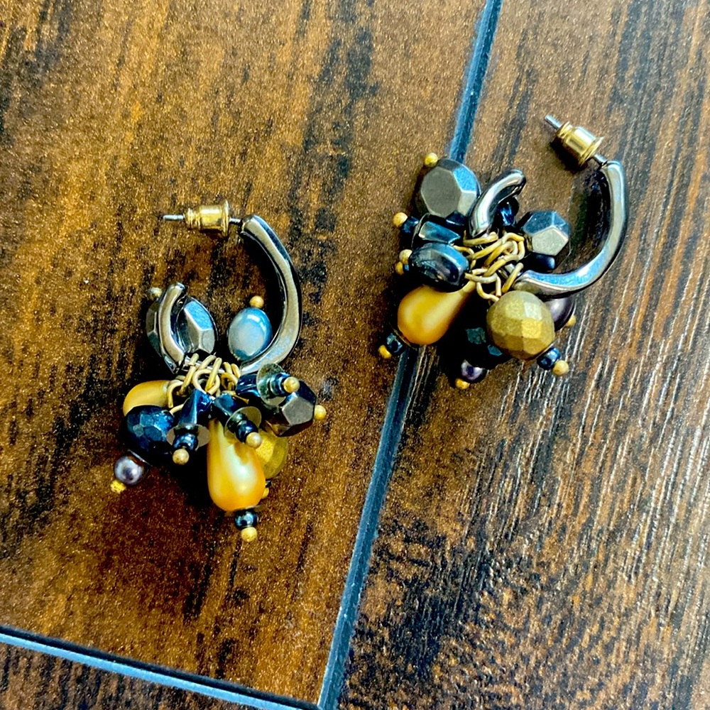 Chunky dangle earrings